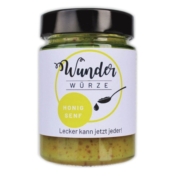 Wunderwürze, Honig & Senf, 175g Glas